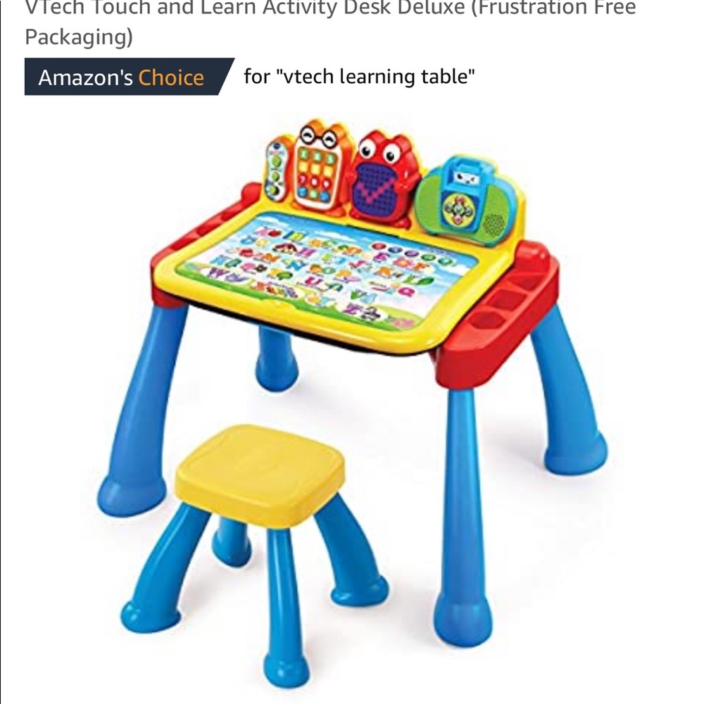 VTech interactive desk and stool for kids!! - Picture 2 of 3